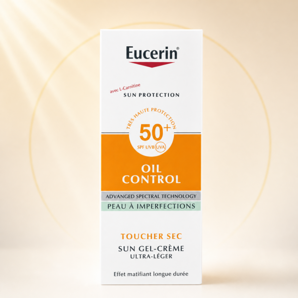 Eucerin واقي شمس للوجه للتحكم بالدهون SPF50+