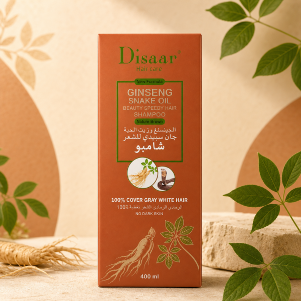 Disaar شامبو صبغة الشعر بالجينسنغ وزيت الأفعى