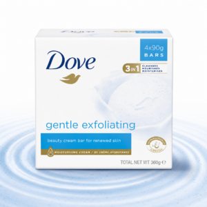 Dove ألواح تنظيف وتقشير لطيف 4 × 90 غ