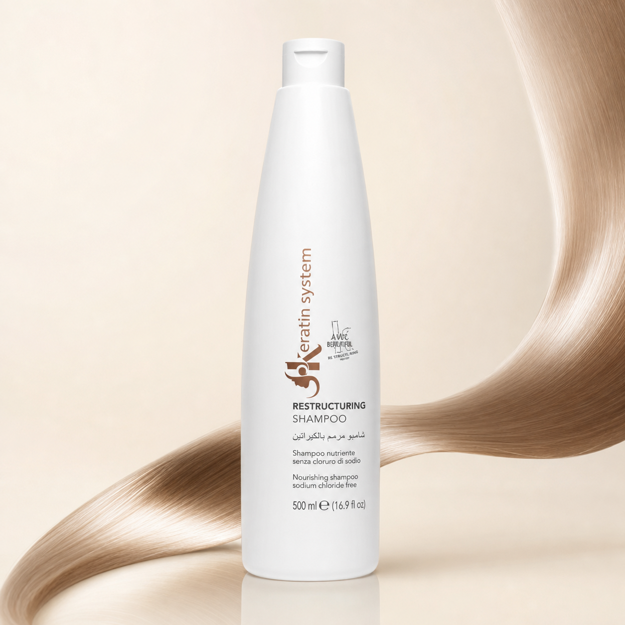 Keratin System شامبو إعادة بناء الشعر - Image 2