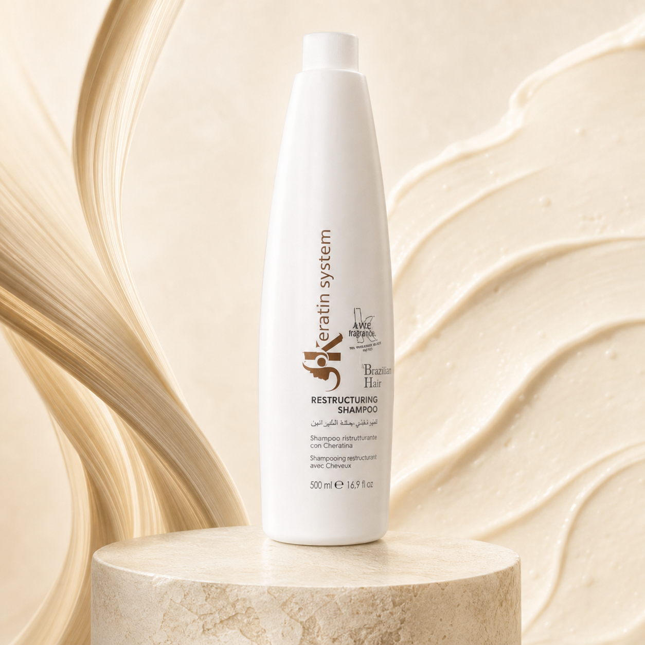 Keratin System شامبو إعادة بناء الشعر - Image 3