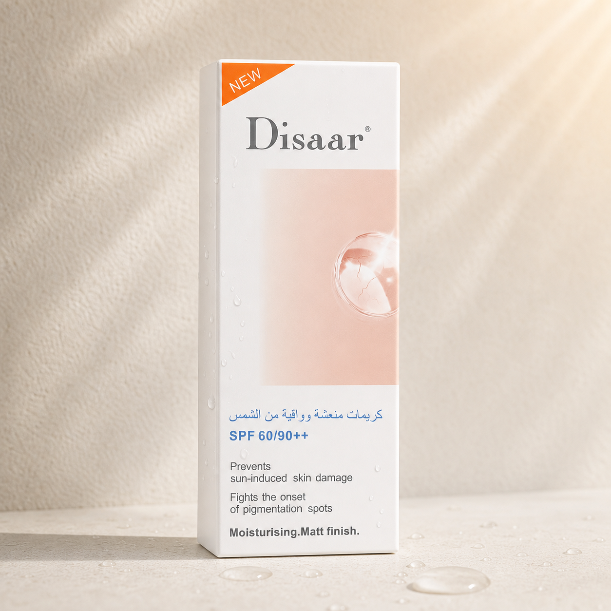 Disaar واقي شمس مطفي SPF 60/90++ - Image 3