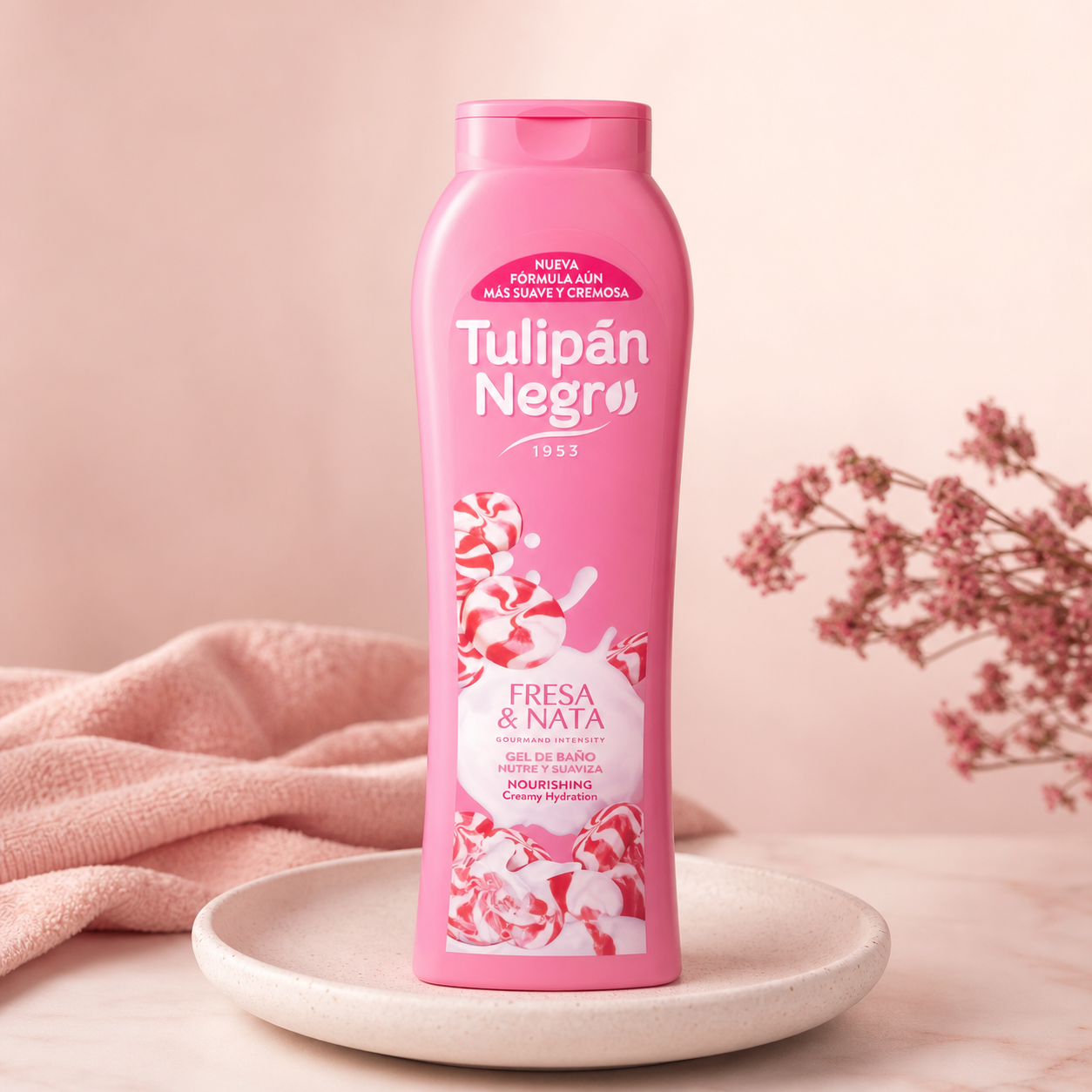 Tulipán Negro جل الاستحمام بالفراولة والكريمة - Image 4