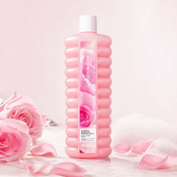 Avon Senses حمام فقاعات L’Amour Sunrise 1000 مل